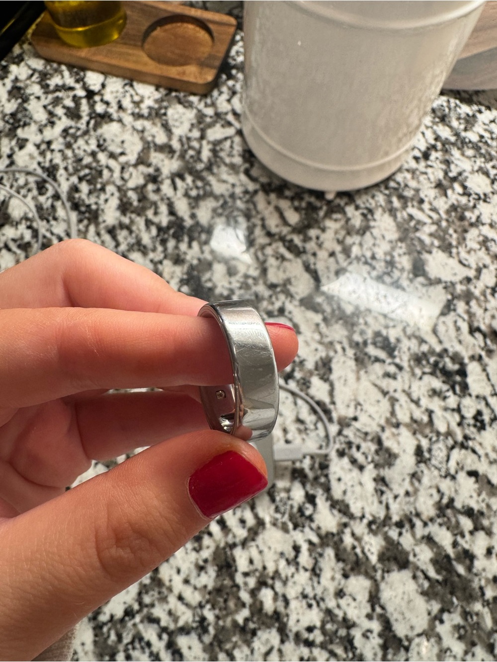Oura Ring 4, Size 13, Silver